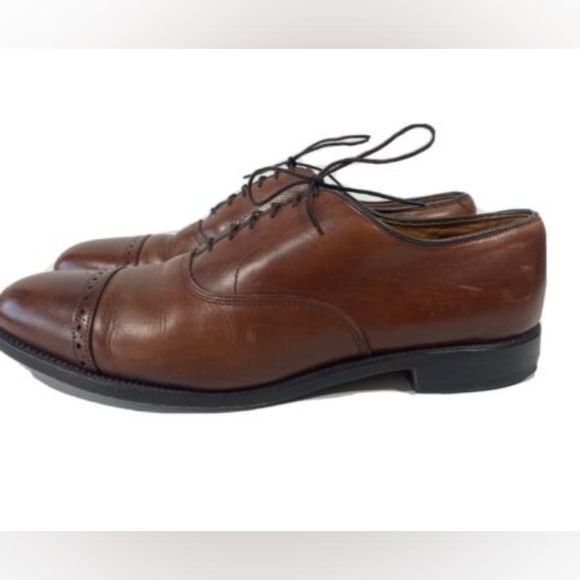 Allen Edmonds Shoes Allen Edmonds Byron Mens 3 B Brown Cap Toe